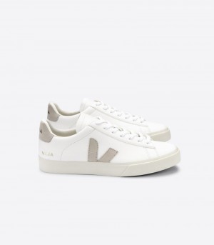 Veja Campo Chromefree Sneakers Dames Wit Beige | 9X0G3N