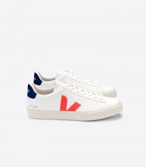 Veja Campo Chromefree Sneakers Dames Wit Oranje | Q3GDNM