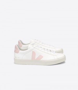 Veja Campo Chromefree Sneakers Dames Wit Roze | WKYQYL