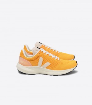 Veja Marlin Lt V-knit Sneakers Dames Geel | 5ZWRF1