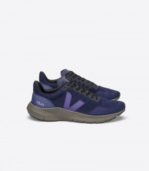 Veja Marlin V-knit Sneakers Dames Paars Donkergrijs | GE1ARS