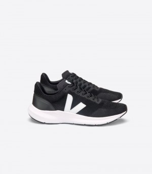 Veja Marlin V-knit Sneakers Heren Zwart Wit | YKRBC4