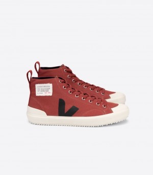 Veja Nova Hl Ripstop Sneakers Heren Rood Zwart | LJD-5059