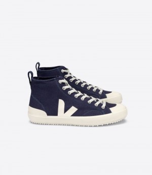 Veja Nova Ht Canvas Sneakers Dames Donkerblauw | VAN-5053