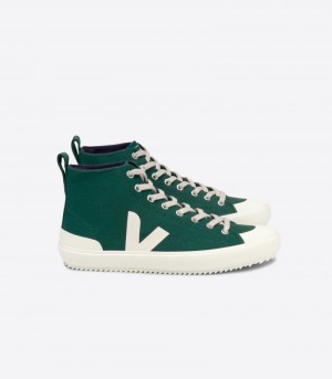 Veja Nova Ht Canvas Sneakers Dames Groen Wit | MAQ-3625