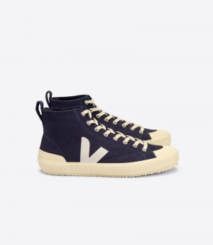 Veja Nova Ht Canvas Sneakers Heren Donkerblauw | ZNX-0606