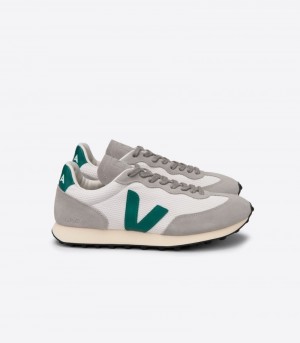 Veja Rio Branco Alveomesh Sneakers Dames Grijs Wit Groen | M5S23G