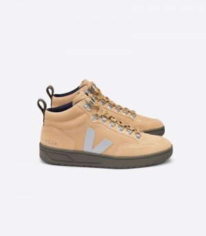 Veja Roraima Suede Sneakers Dames Bruin Olijfgroen Grijs | 3443F9