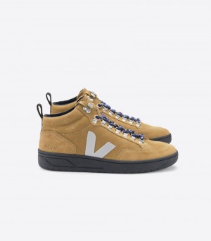 Veja Roraima Suede Sneakers Dames Donkergrijs Bruin | W4YQH3