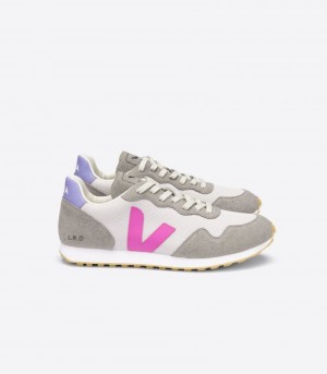 Veja Sdu REC Alveomesh Sneakers Dames Lichtgrijs Paars | QXU-1577