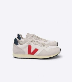 Veja Sdu REC Alveomesh Sneakers Heren Beige Rood | DAJ-8269