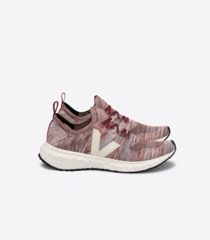 Veja Thunderbird V-knit Sneakers Dames Fuchsie Wit | ZRDS30