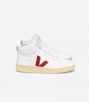 Veja V-15 CWL Sneakers Dames Wit Rood | NLIE70