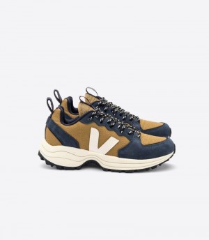 Veja Venturi Ripstop Tent Sneakers Dames Bruin Donkerblauw Paars | P3PLXP