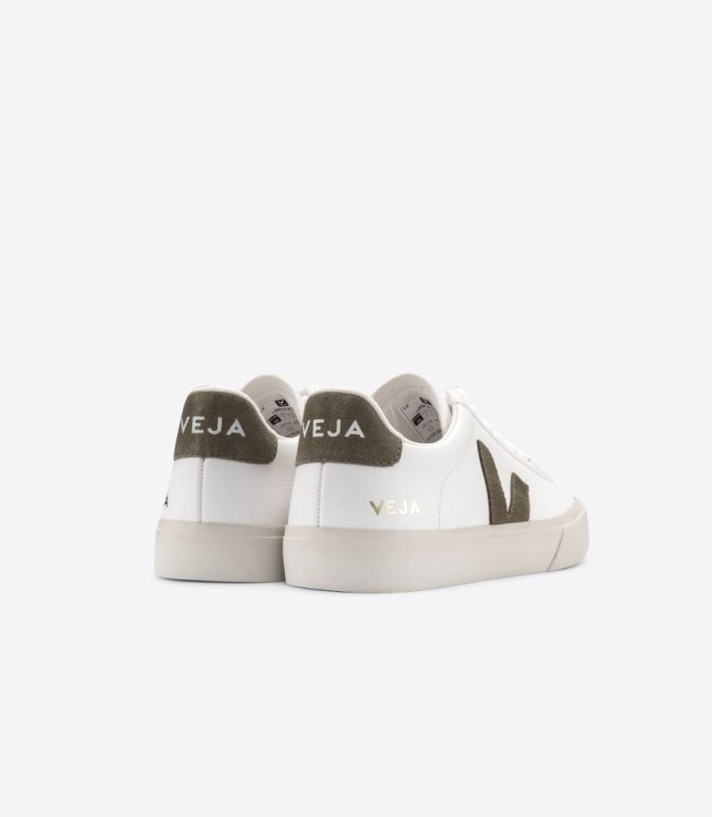 Veja Campo Chromefree Sneakers Dames Wit Olijfgroen | WAOVVI