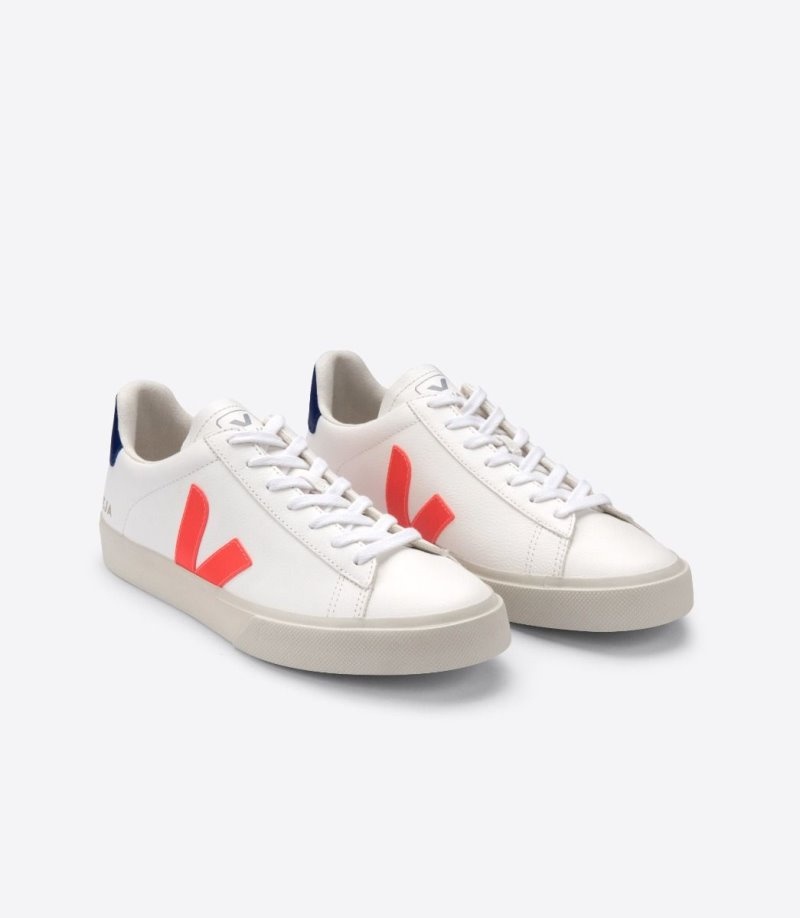 Veja Campo Chromefree Sneakers Dames Wit Oranje | Q3GDNM