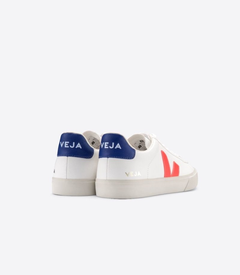 Veja Campo Chromefree Sneakers Dames Wit Oranje | Q3GDNM