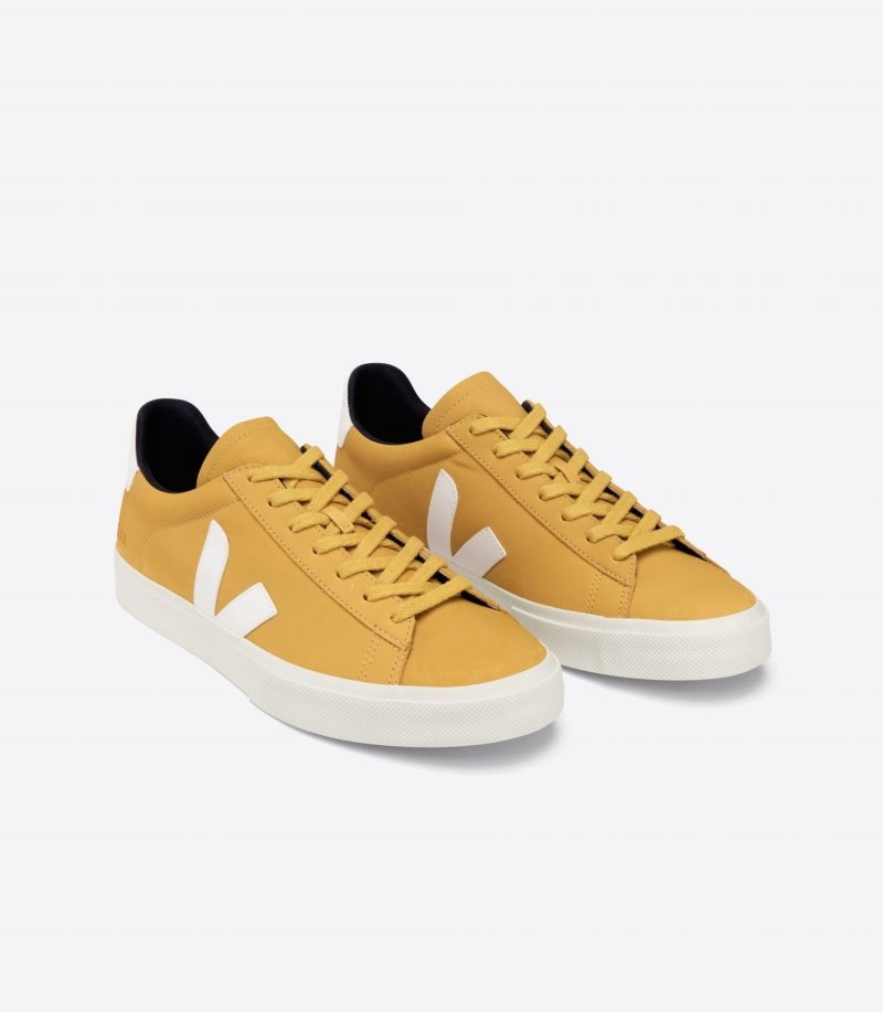 Veja Campo Nubuck Sneakers Dames Geel Wit | TP8RX7