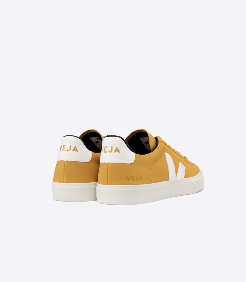 Veja Campo Nubuck Sneakers Dames Geel Wit | TP8RX7