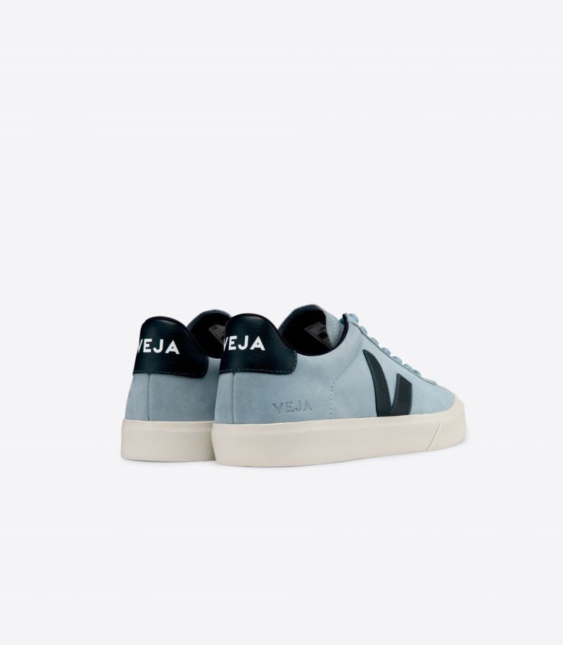 Veja Campo Nubuck Sneakers Heren Blauw Donkerblauw | B5HFZB