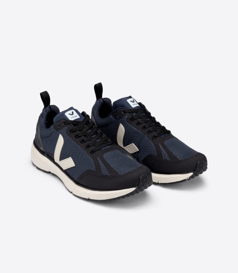 Veja Condor 2 Alveomesh Sneakers Heren Zwart Donkerblauw | WJFBCN