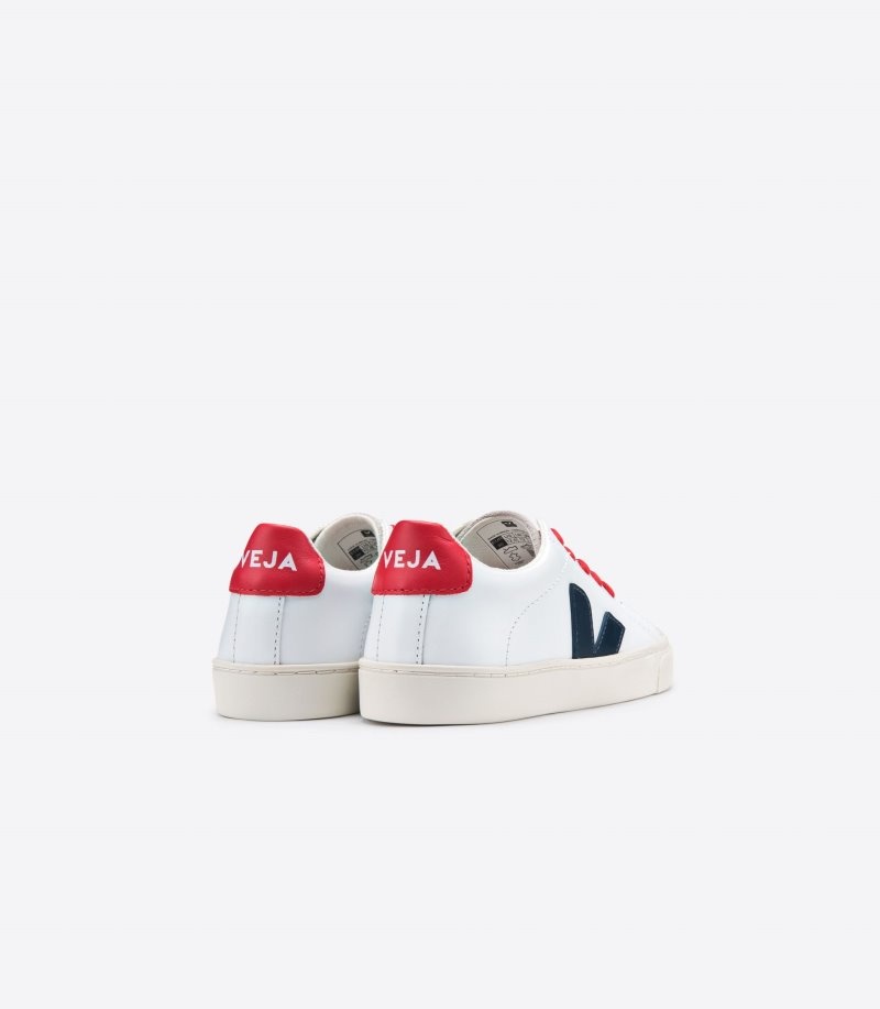 Veja Esplar Extra Sneakers Kinderen Wit Donkerblauw | NRI-2396