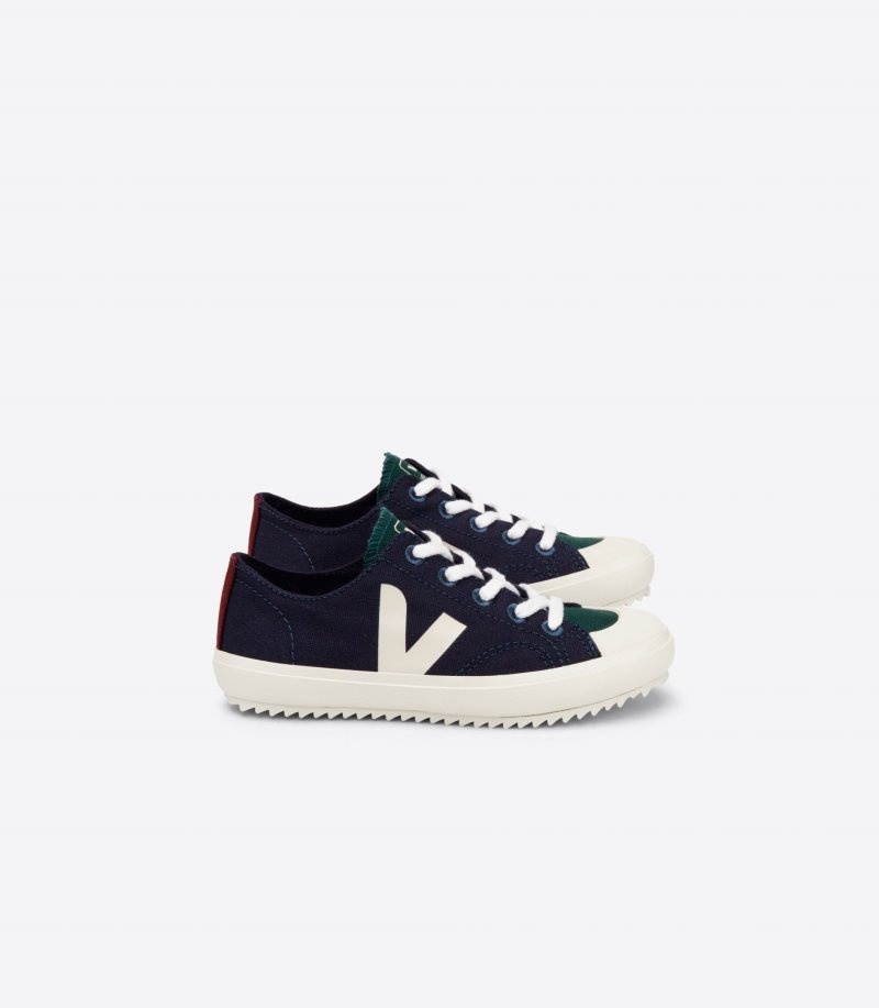 Veja Flip Canvas Sneakers Kinderen Blauw Wit | FGU-8113