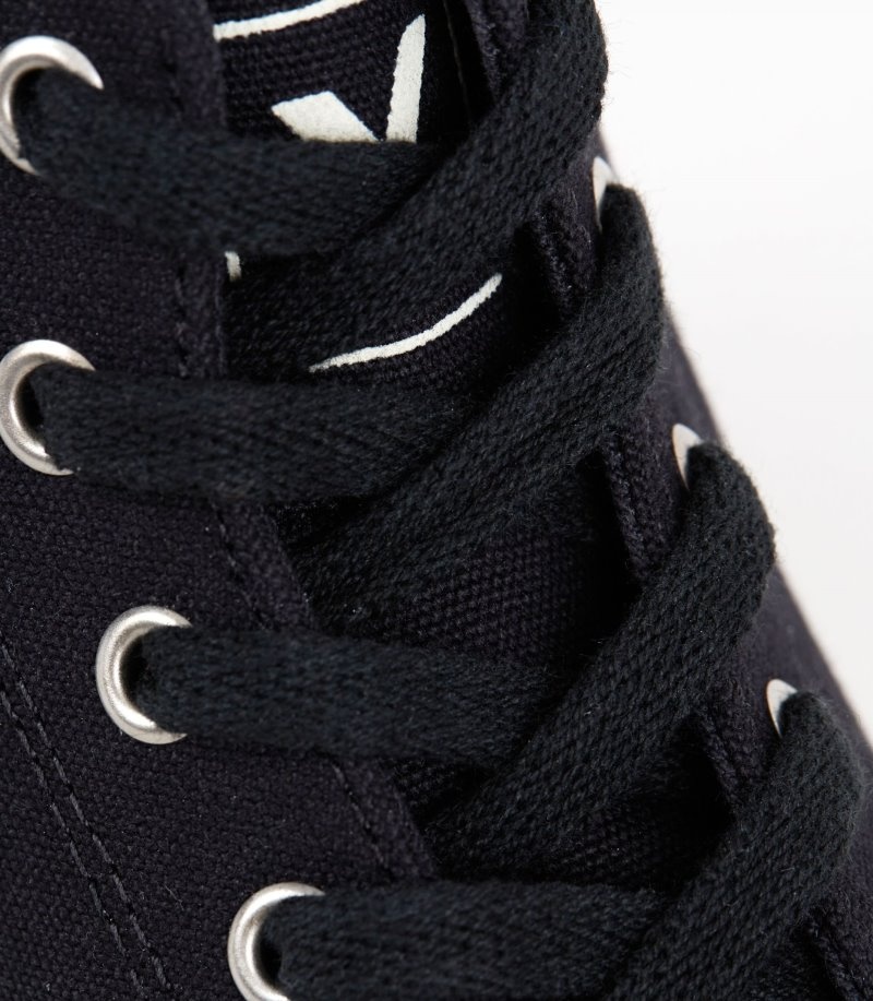 Veja Laces Organic Katoenen Veters Heren Zwart | TDA-1495