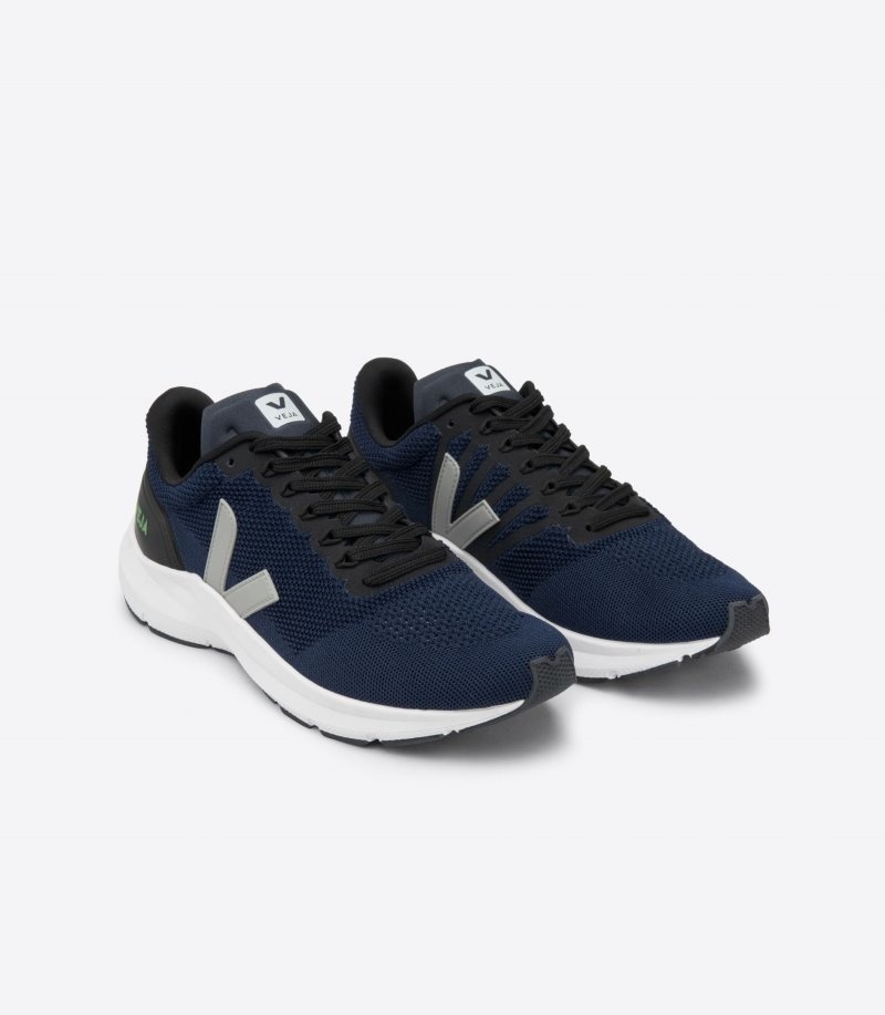 Veja Marlin Lt V Knit Sneakers Heren Donkerblauw Blauw Grijs | 2ET9PM