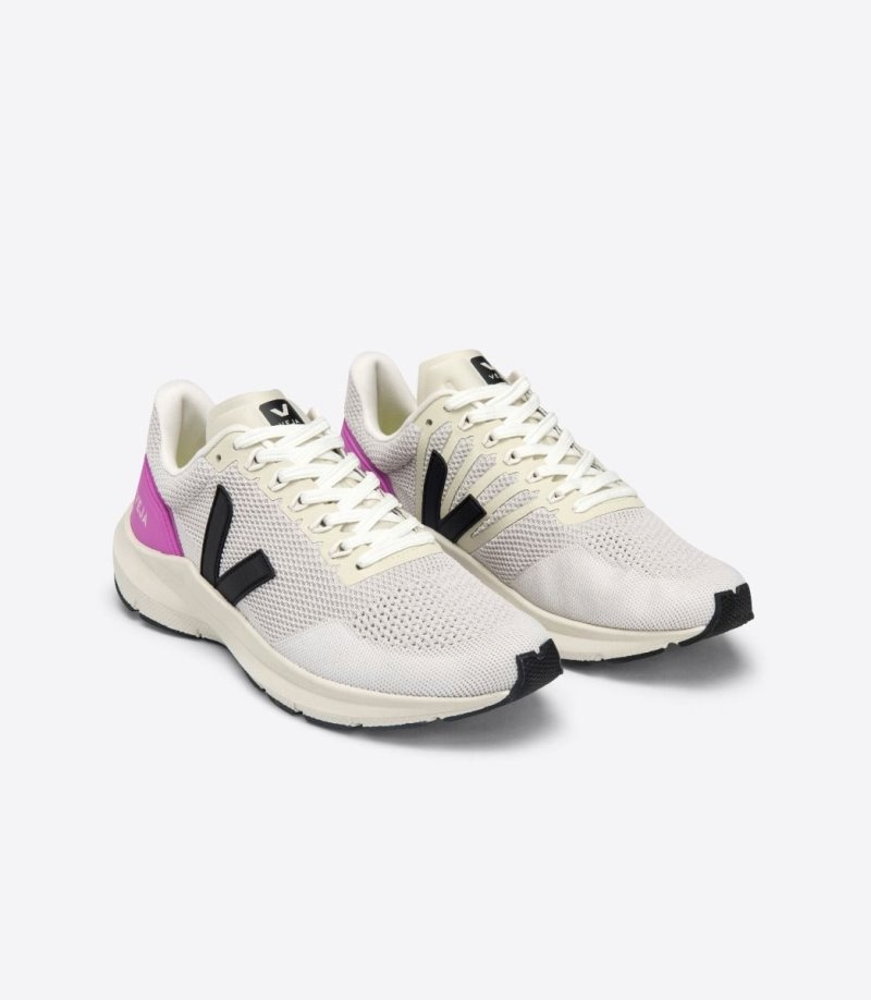 Veja Marlin V-knit Sneakers Heren Roze Zwart Paars | 6N7L2F