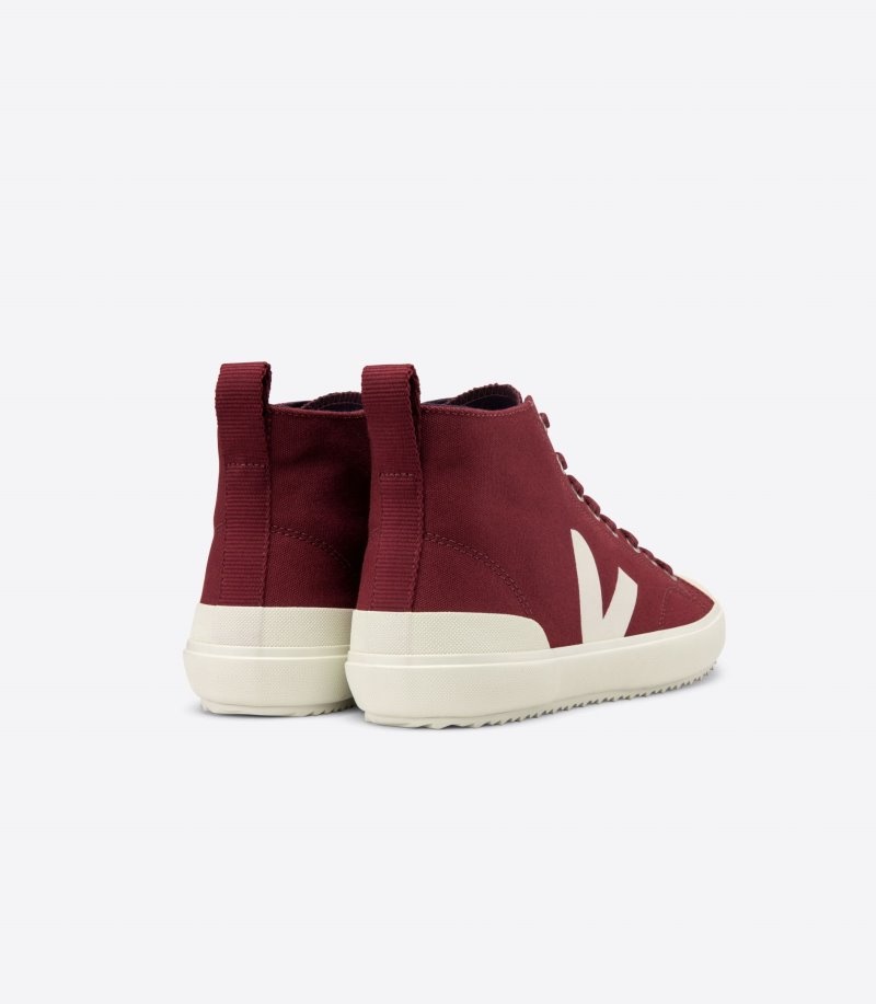 Veja Nova Ht Canvas Sneakers Heren Bordeaux | ZYW-9899