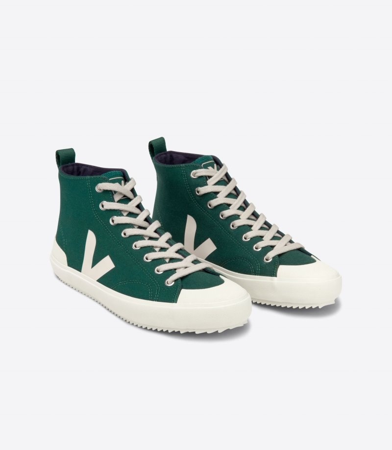 Veja Nova Ht Canvas Sneakers Heren Groen Wit | USJ-7966