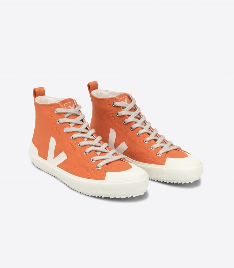 Veja Nova Ht Canvas Sneakers Heren Oranje Wit | KFQ-5299