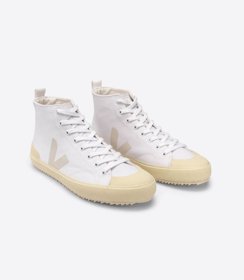 Veja Nova Ht Canvas Sneakers Heren Wit Beige | ULT-9080