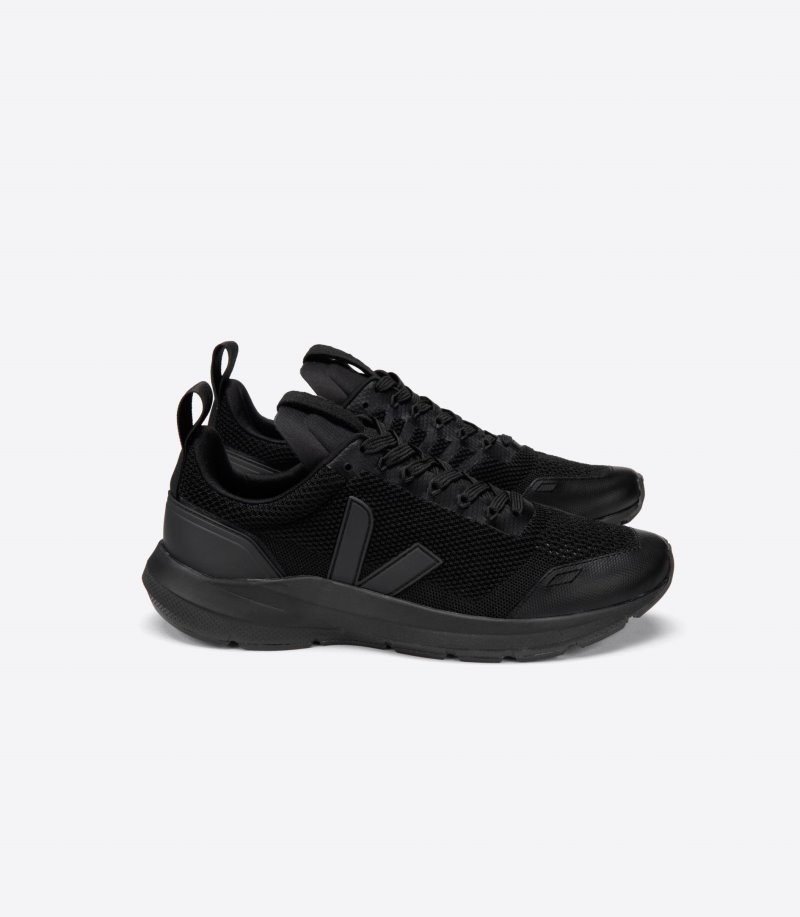 Veja Performance Runner V-knit Veja X Rick Owens Sneakers Heren Zwart | NHS37G