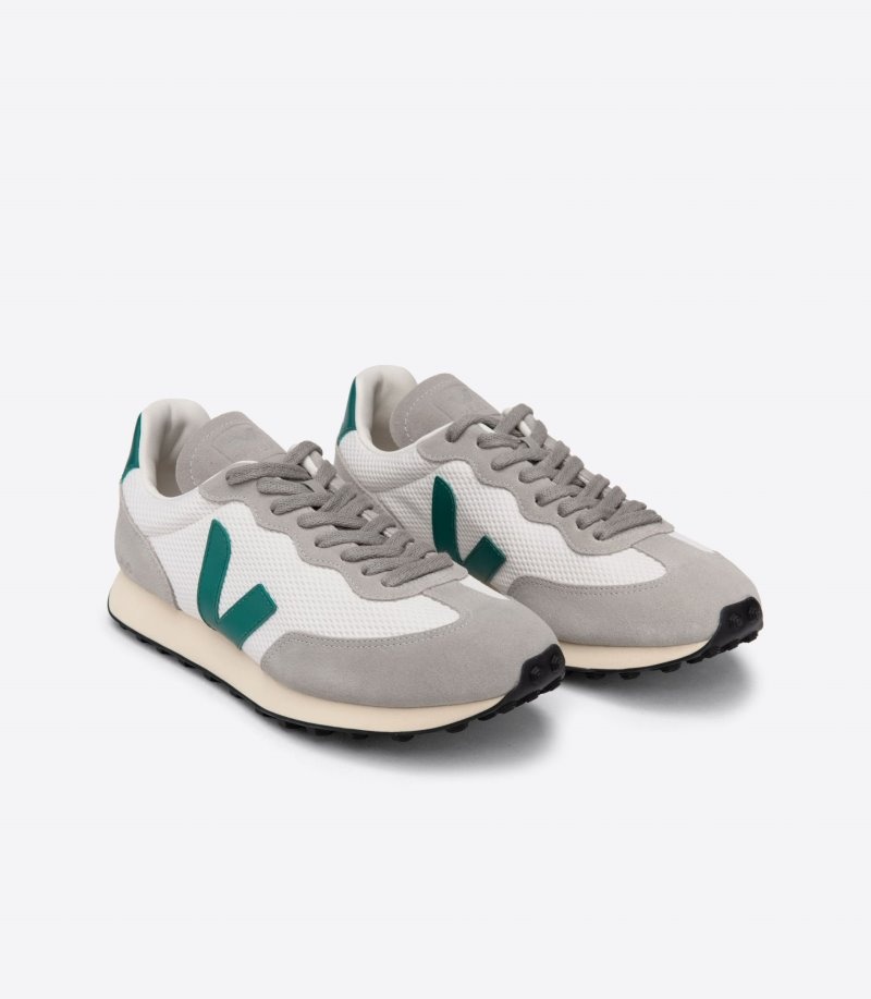 Veja Rio Branco Alveomesh Sneakers Dames Grijs Wit Groen | M5S23G