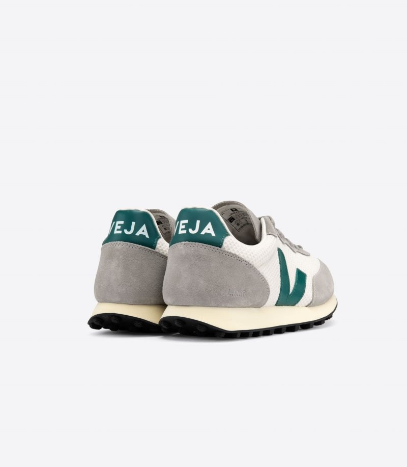 Veja Rio Branco Hexamesh Gravel Sneakers Dames Grijs Wit Groen | NCRUWW