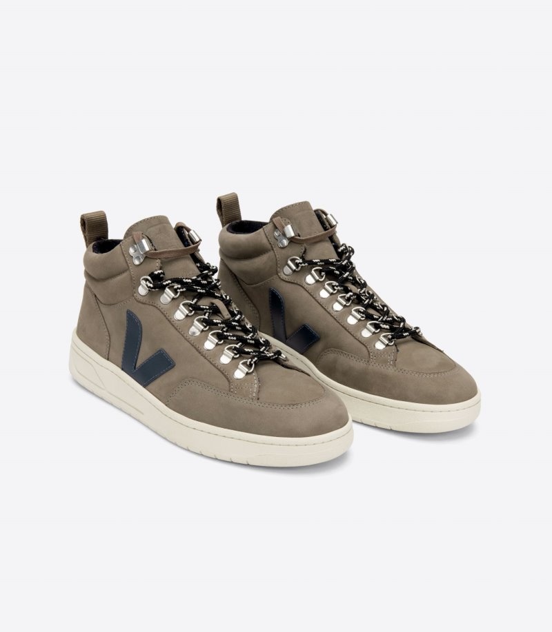 Veja Roraima Nubuck Sneakers Dames Olijfgroen | FBJJDQ