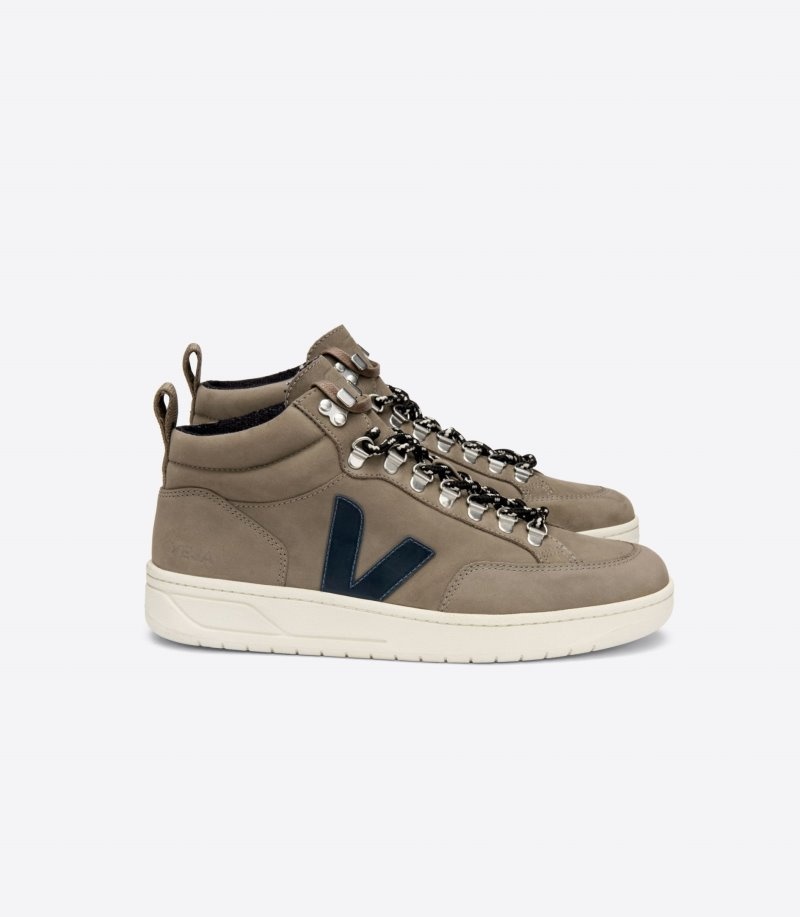 Veja Roraima Nubuck Sneakers Dames Olijfgroen | FBJJDQ