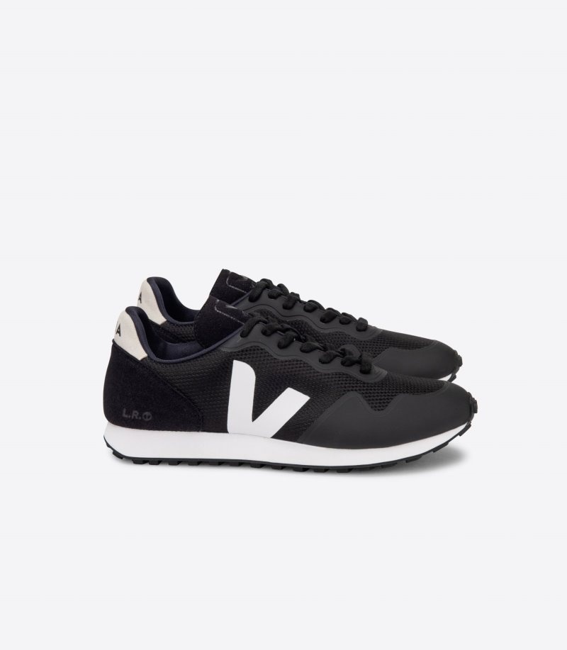 Veja Sdu B-Mesh Sneakers Heren Zwart Wit | XBB-4847