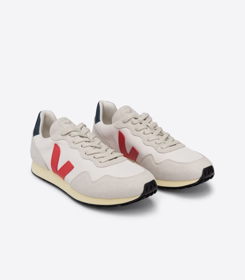 Veja Sdu REC Alveomesh Sneakers Dames Beige Rood | XEJ-0029