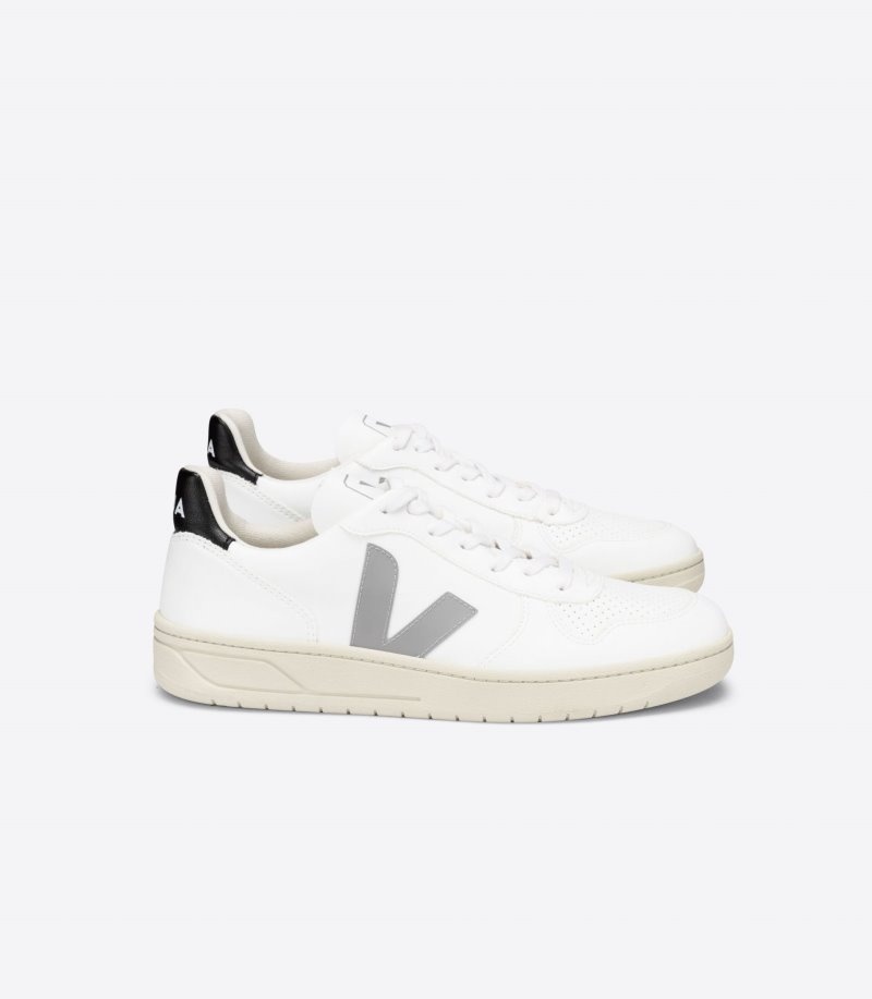 Veja V-10 CWL Sneakers Dames Wit Grijs Zwart | B8G53I