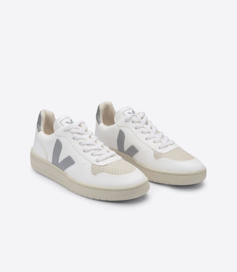 Veja V-10 CWL Sneakers Dames Wit Grijs | HWNT44