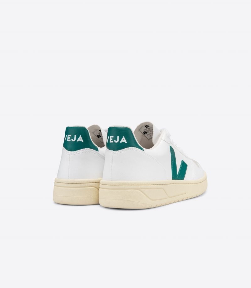 Veja V-10 CWL Sneakers Dames Wit Groen | 5AXK2W