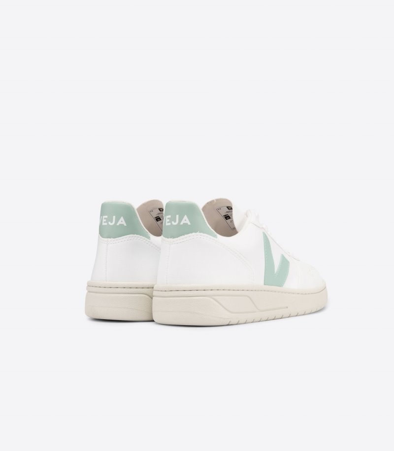 Veja V-10 CWL Sneakers Dames Wit Lichtgroen | G0SSZP