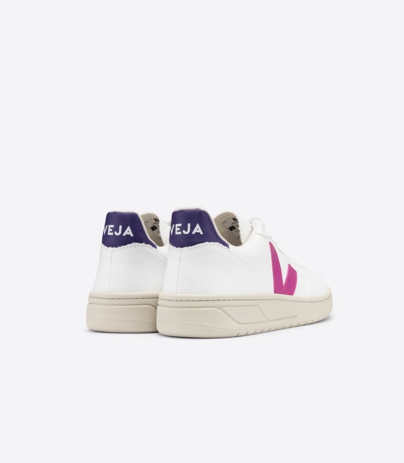 Veja V-10 CWL Sneakers Dames Wit Paars | R2NA1Q