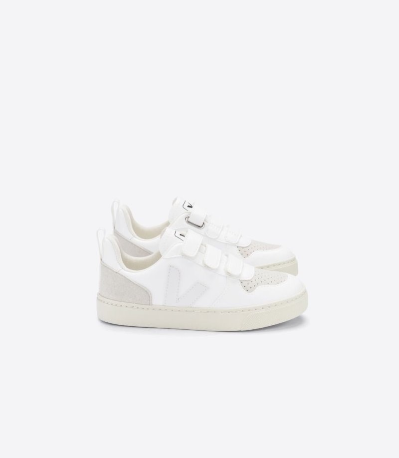 Veja V-10 CWL Sneakers Kinderen Wit Beige | CJX-4238