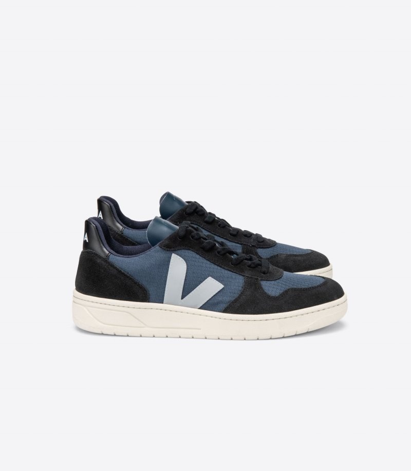 Veja V-10 Ripstop Sneakers Dames Donkergrijs Blauw | LCVJH3