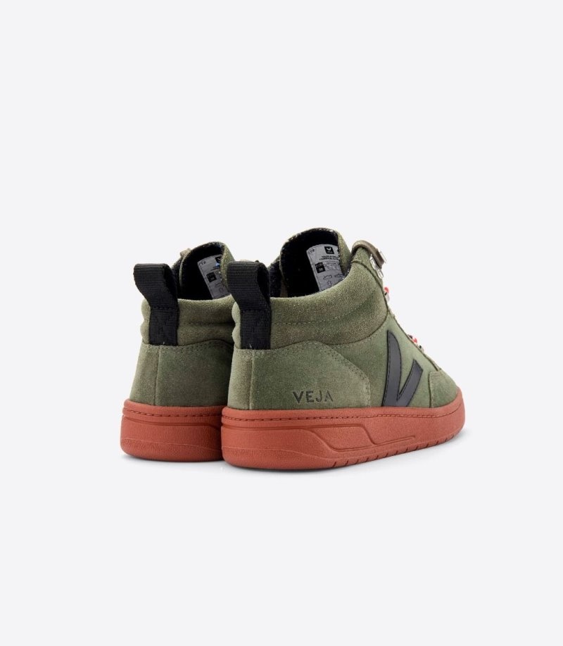 Veja Vstore Roraima Sneakers Dames Olijfgroen Zwart Rood | I0VI9K