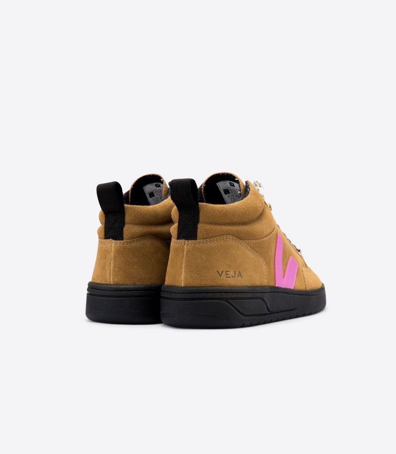 Veja Vstore Roraima Suede Sneakers Dames Bruin Roze | YQHZ62